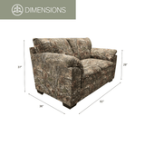 Camo Superflauge Loveseat