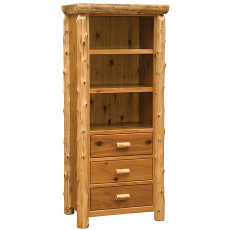 Cedar Log Open Pantry