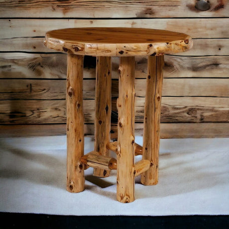 Cedar Log Pub Table