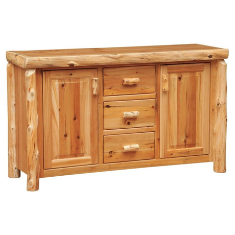 Cedar Log Sideboard