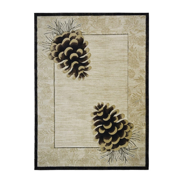 Dueling Pinecones Area Rug