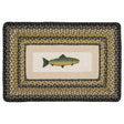 Fish Braid Oblong Patch Rug