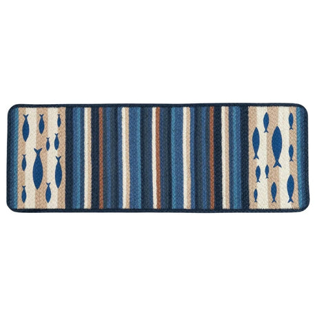 Fish Braid Oblong Printed Table Runner