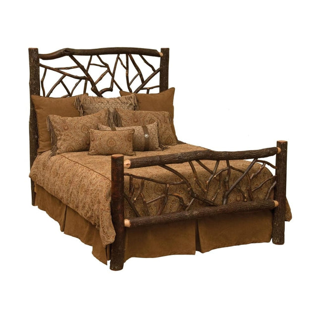 Hickory Log Twig Bed