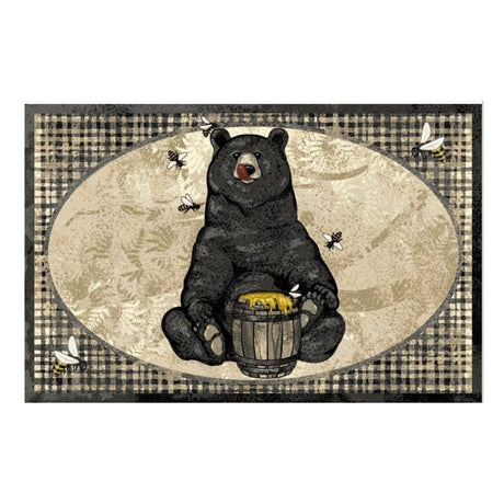 Honey Bear Accent Rug