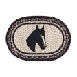 Horse Silhouette Oval Placemat