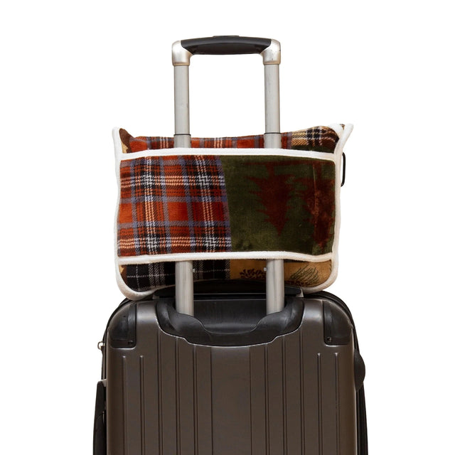 Treeline Plaid Travel Blanket