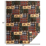 Treeline Plaid Travel Blanket