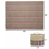 Prairie Stripe Picnic Blanket