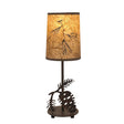 Mini Pinecone Round Base Table Lamp