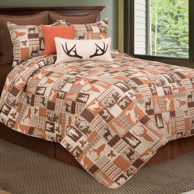 Orange Ridge Quilt Set