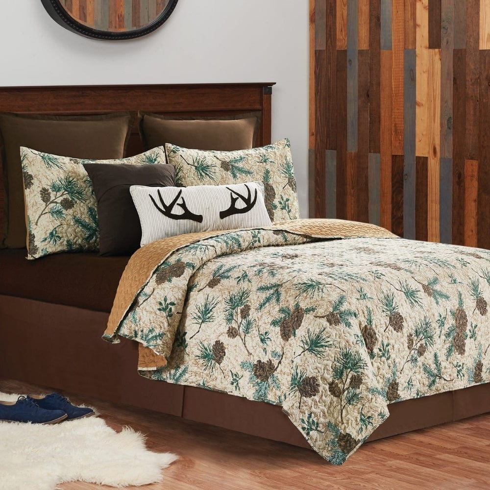 Pinecone Retreat Quilt Set