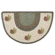 Pinecone Graphic Slice Rug