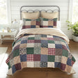 Paisley Plaid Quilt Set