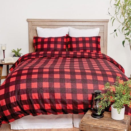 Red Buffalo Check Duvet Cover Set