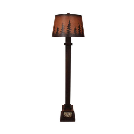 Running Springs Wooden Floor Lamp