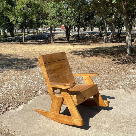 Rustic Outdoor Rocking Chair