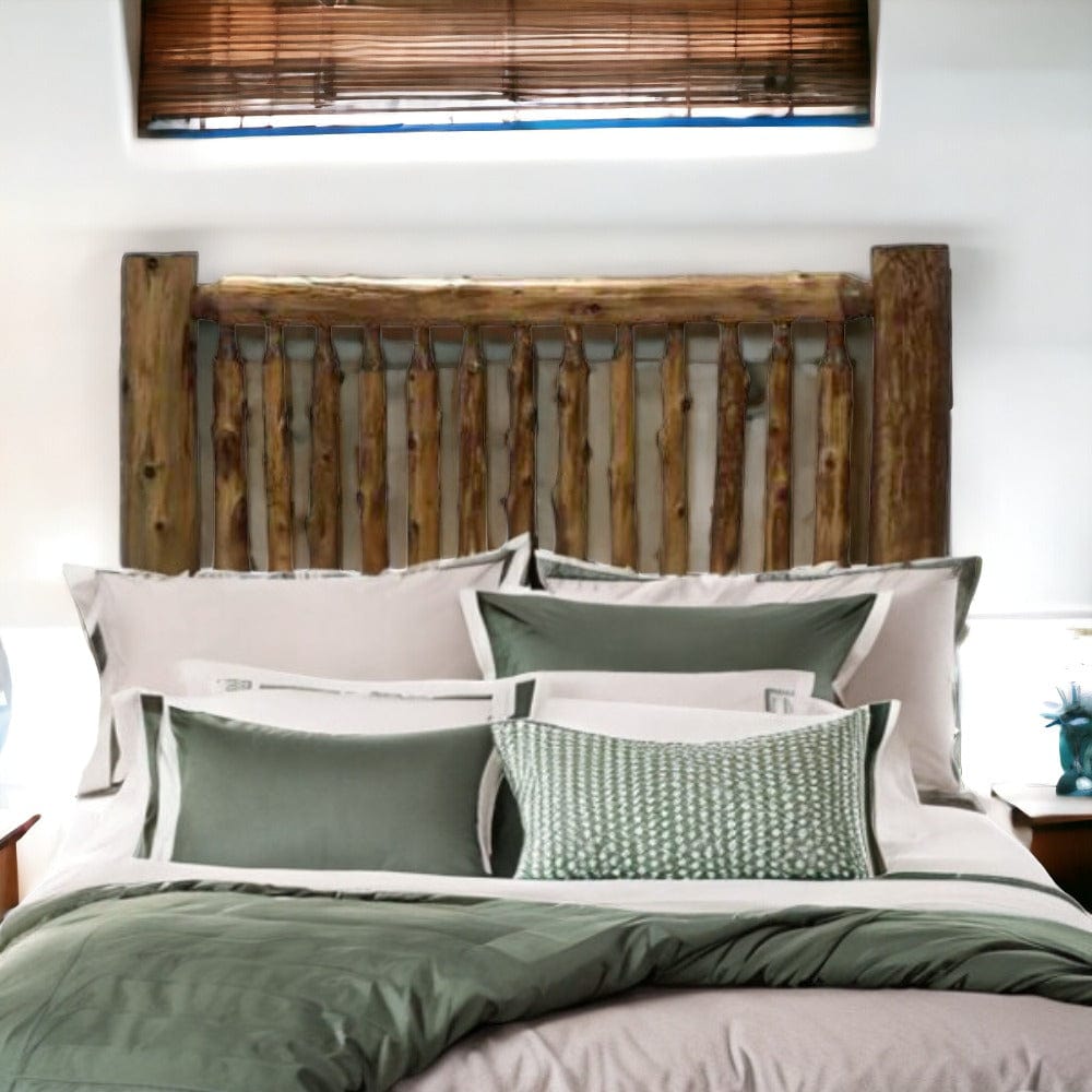 Small Spindle Cedar Headboard