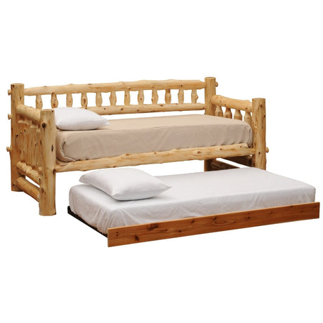 Cedar Log Day Bed