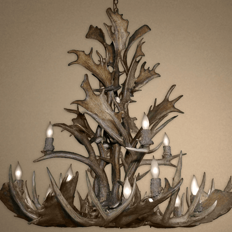 Authentic Fallow & Mule Deer Chandelier - Cascade