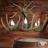 Authentic Whitetail Deer Chandelier - Extra Large