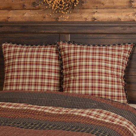 Autumn Plaid Euro Sham