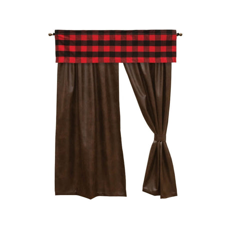 Autumn Buffalo Plaid Drape Set