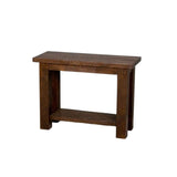 Barnwood Bliss Sofa Table with Shelf