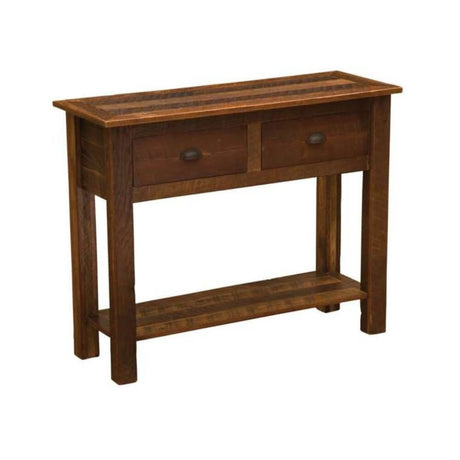 Barnwood Standard 2 Drawer Sofa Table