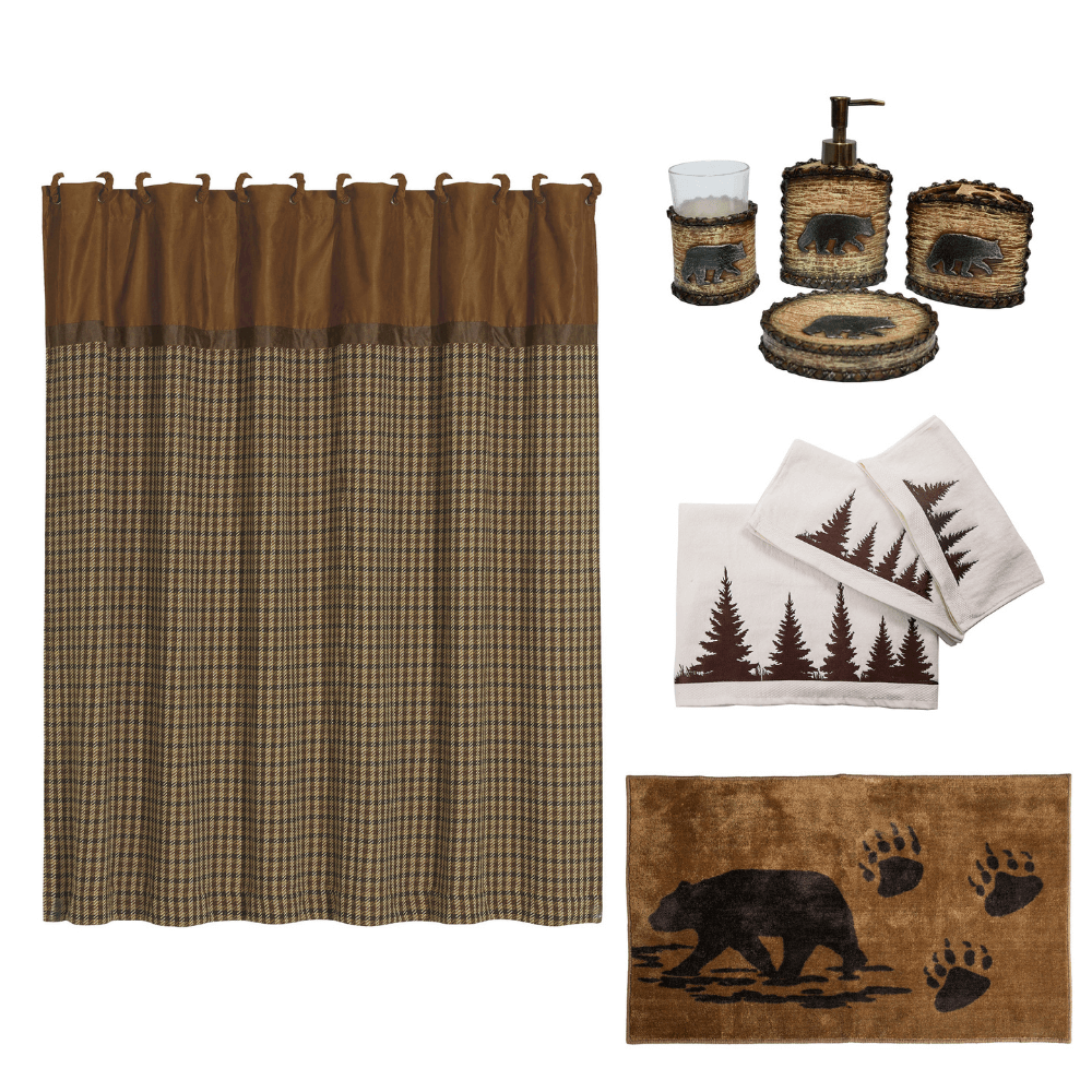 Bear Mountain 9 Piece Bathroom Set