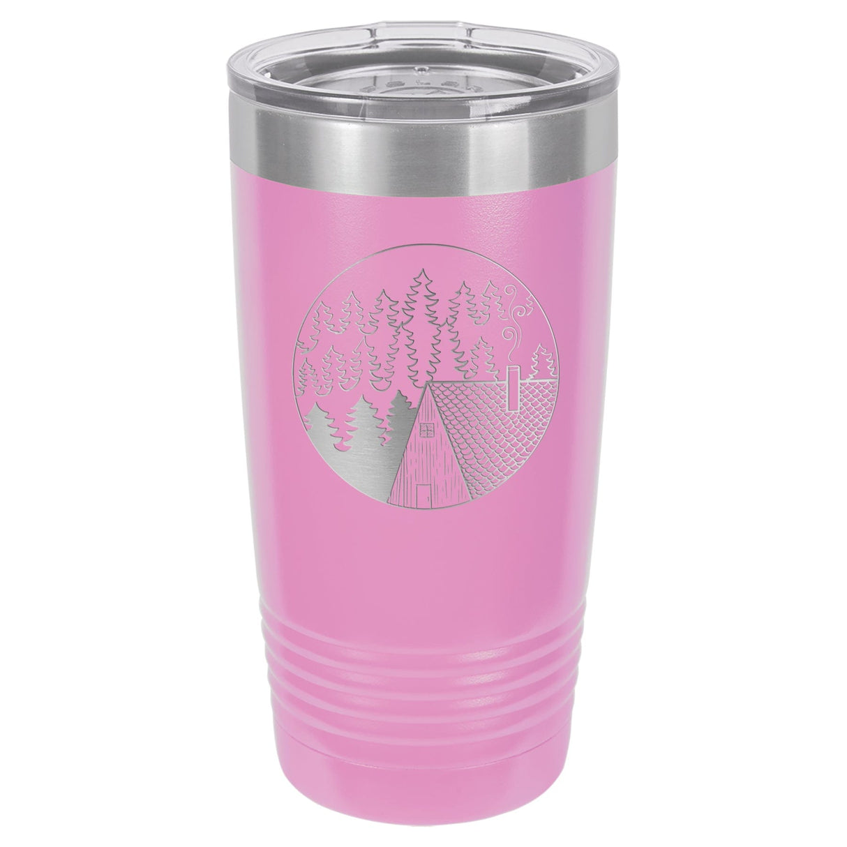 Cabin Scene 20 oz Tumbler - Powder Coated