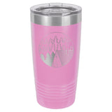 Cabin Scene 20 oz Tumbler - Powder Coated