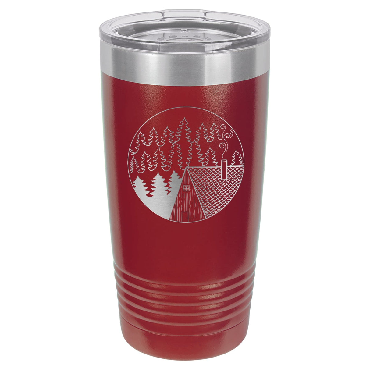 Cabin Scene 20 oz Tumbler - Powder Coated