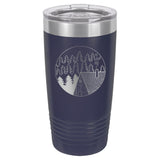 Cabin Scene 20 oz Tumbler - Powder Coated