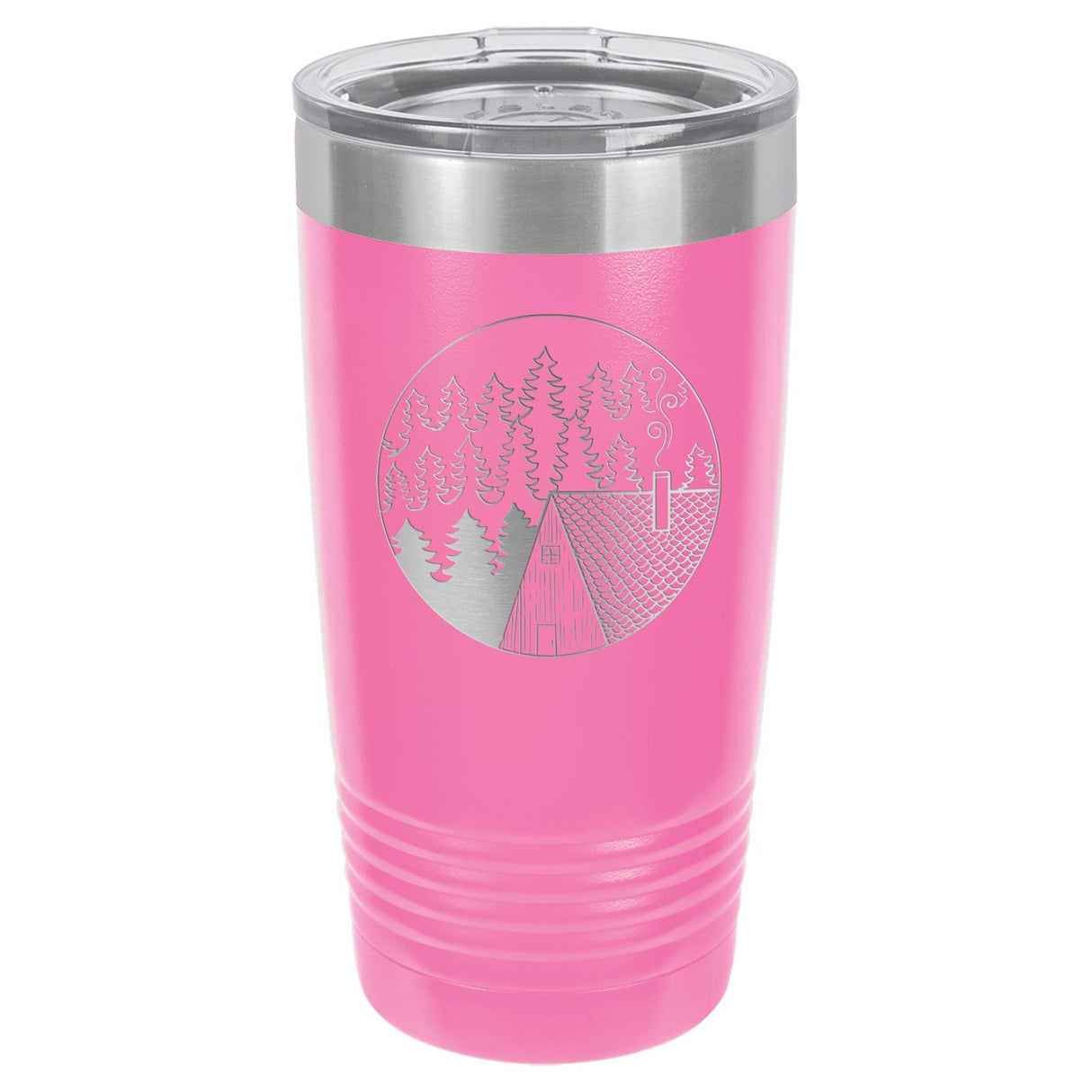 Cabin Scene 20 oz Tumbler - Powder Coated