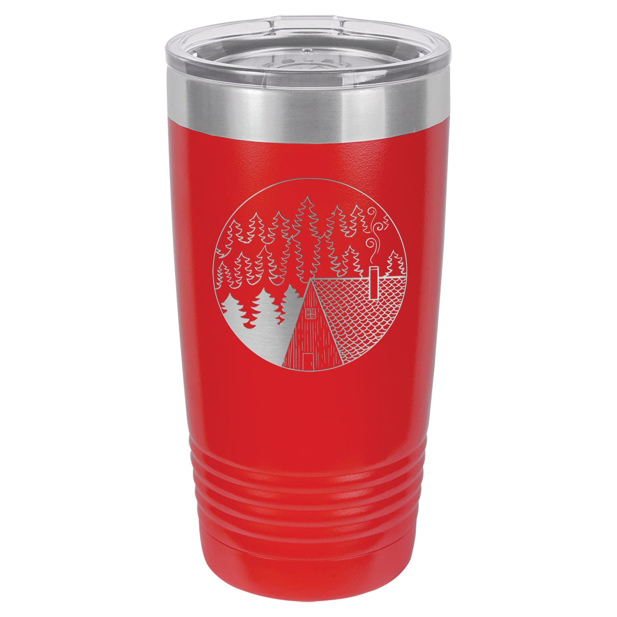 Cabin Scene 20 oz Tumbler - Powder Coated