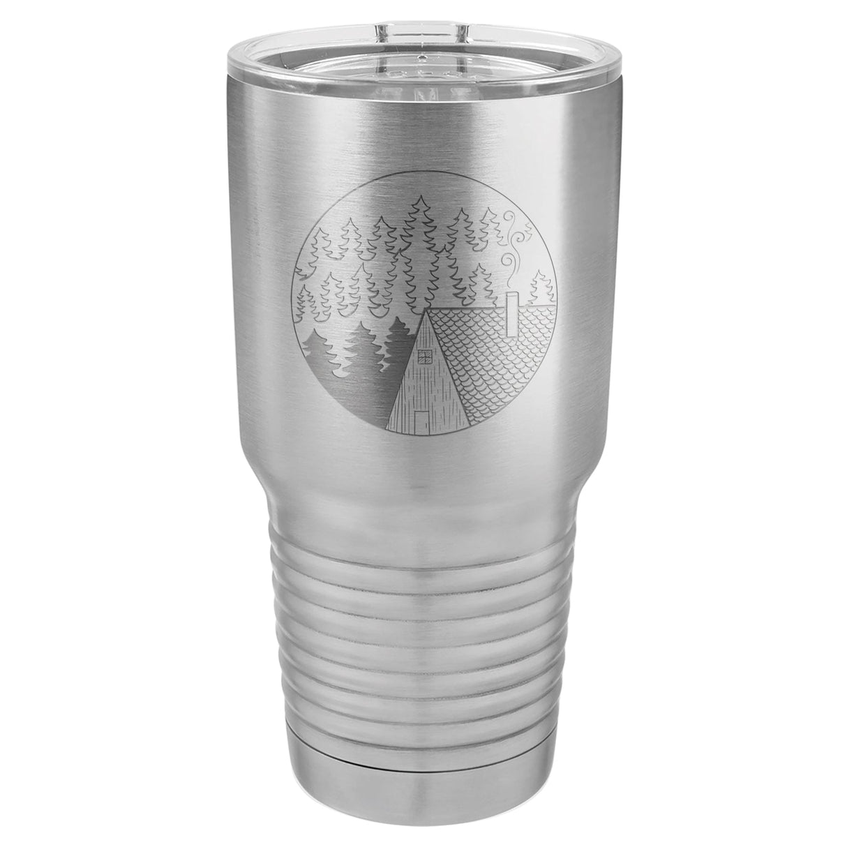 Cabin Scene 30 oz Tumbler - Stainless Steel