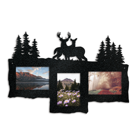 Deer Triple Photo Frame