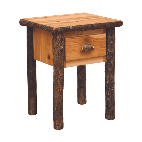 Hickory 1 Drawer Nightstand