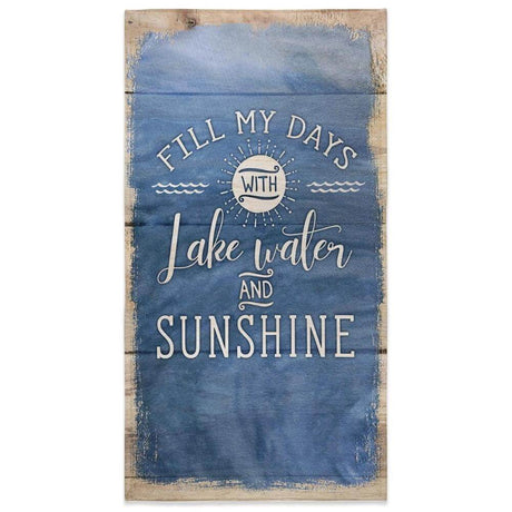 Lake View Beach Towel