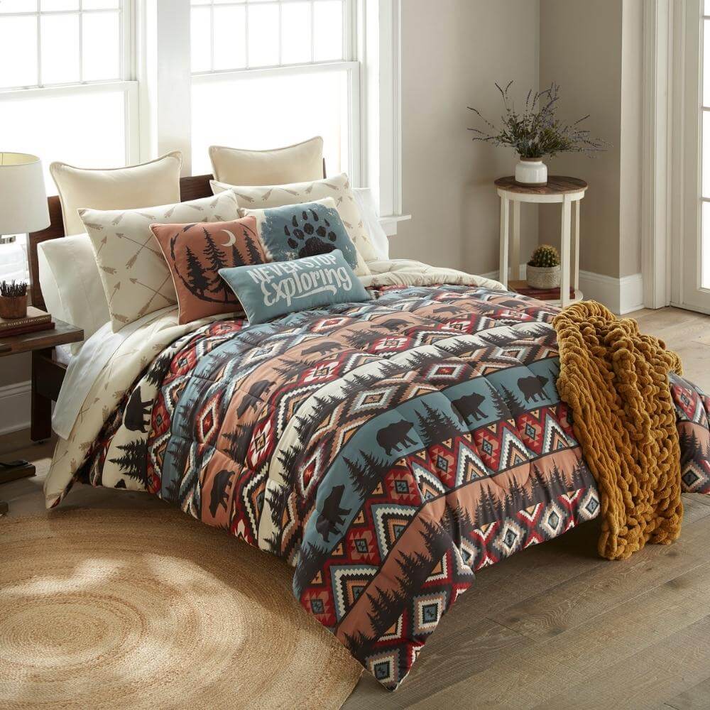 Native Bears Comforter Set