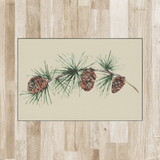 Pinecone Trio Non-Slip Rug