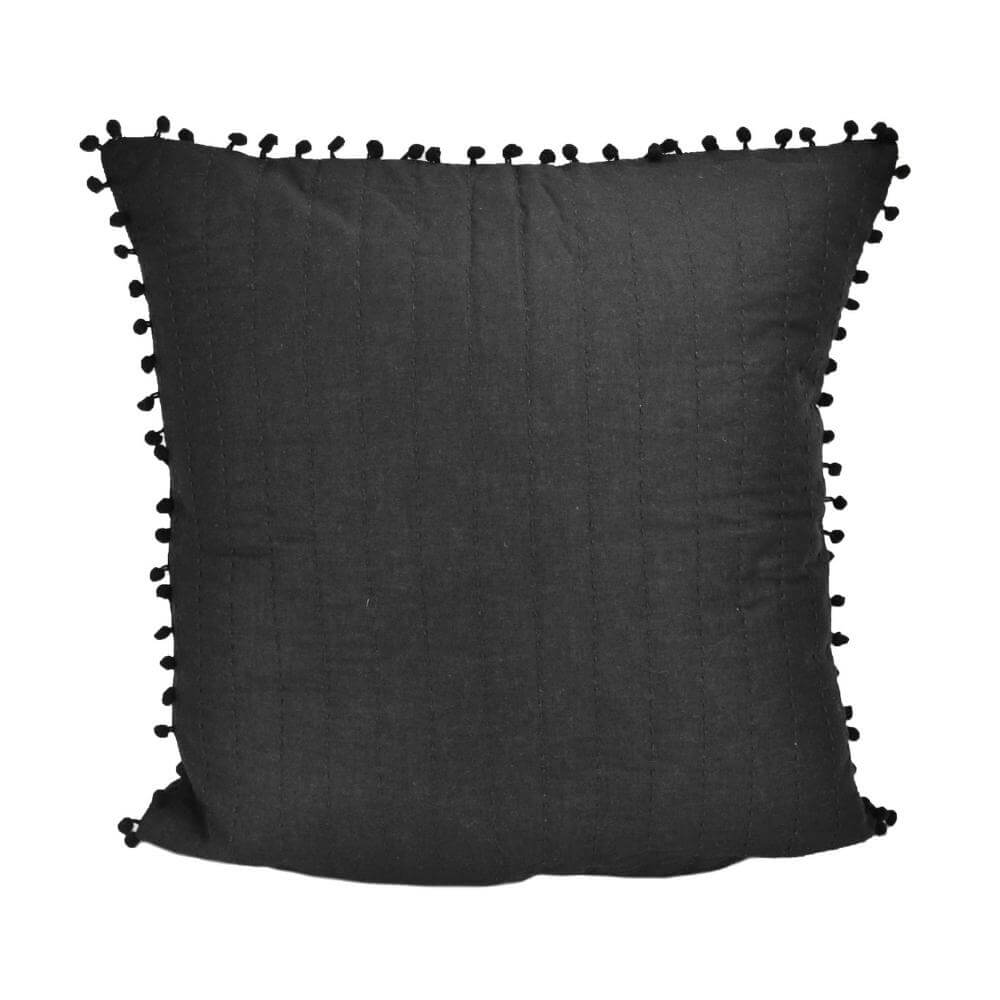 Richmond Square Black Pillow