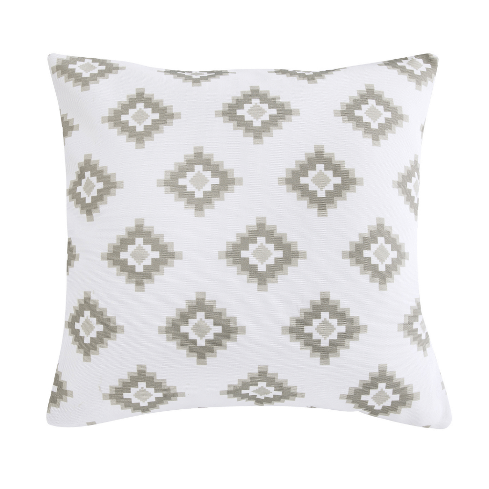 Snow Cabin Outdoor Pillow