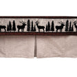 Snow Lodge Retreat Bedskirts