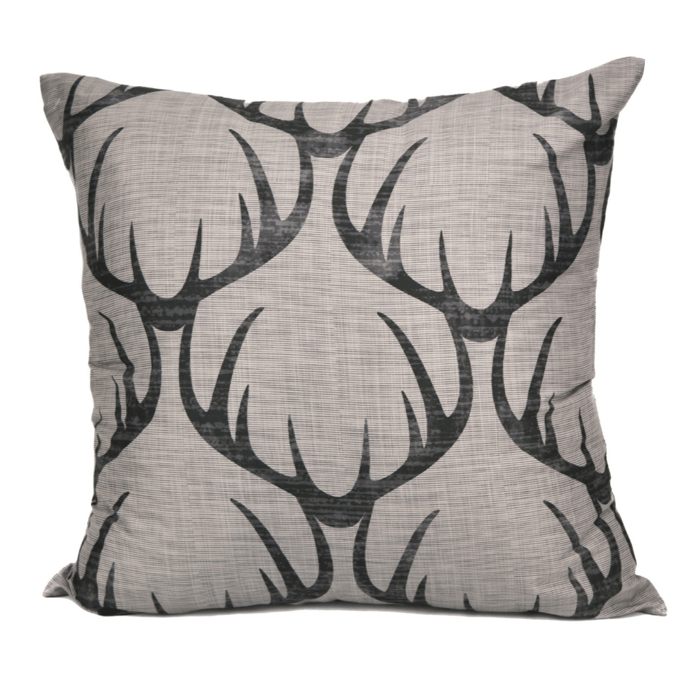 Timber Lodge Antler Pillow