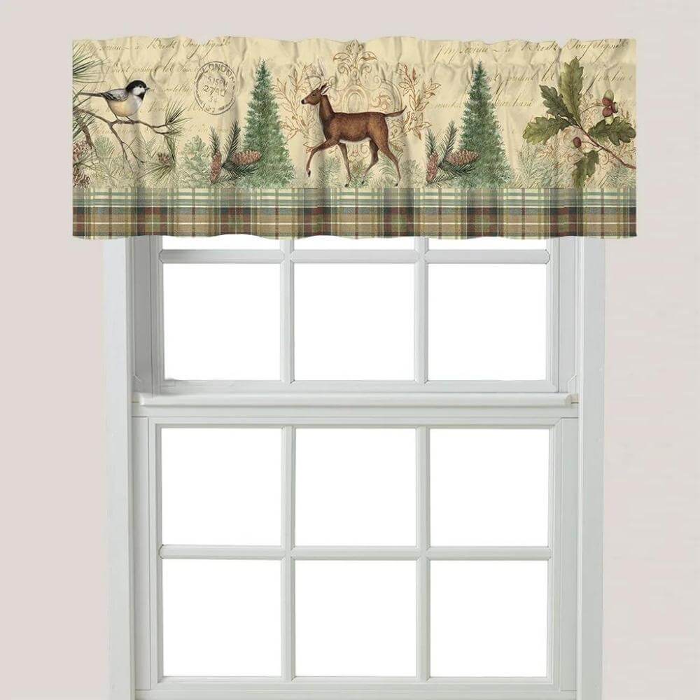 Whitetail Woods Window Valance