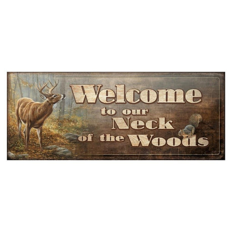 Wildlife Welcome Sign