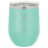 Cabin Life Two 12 oz Wine Tumbler - Powder Coated