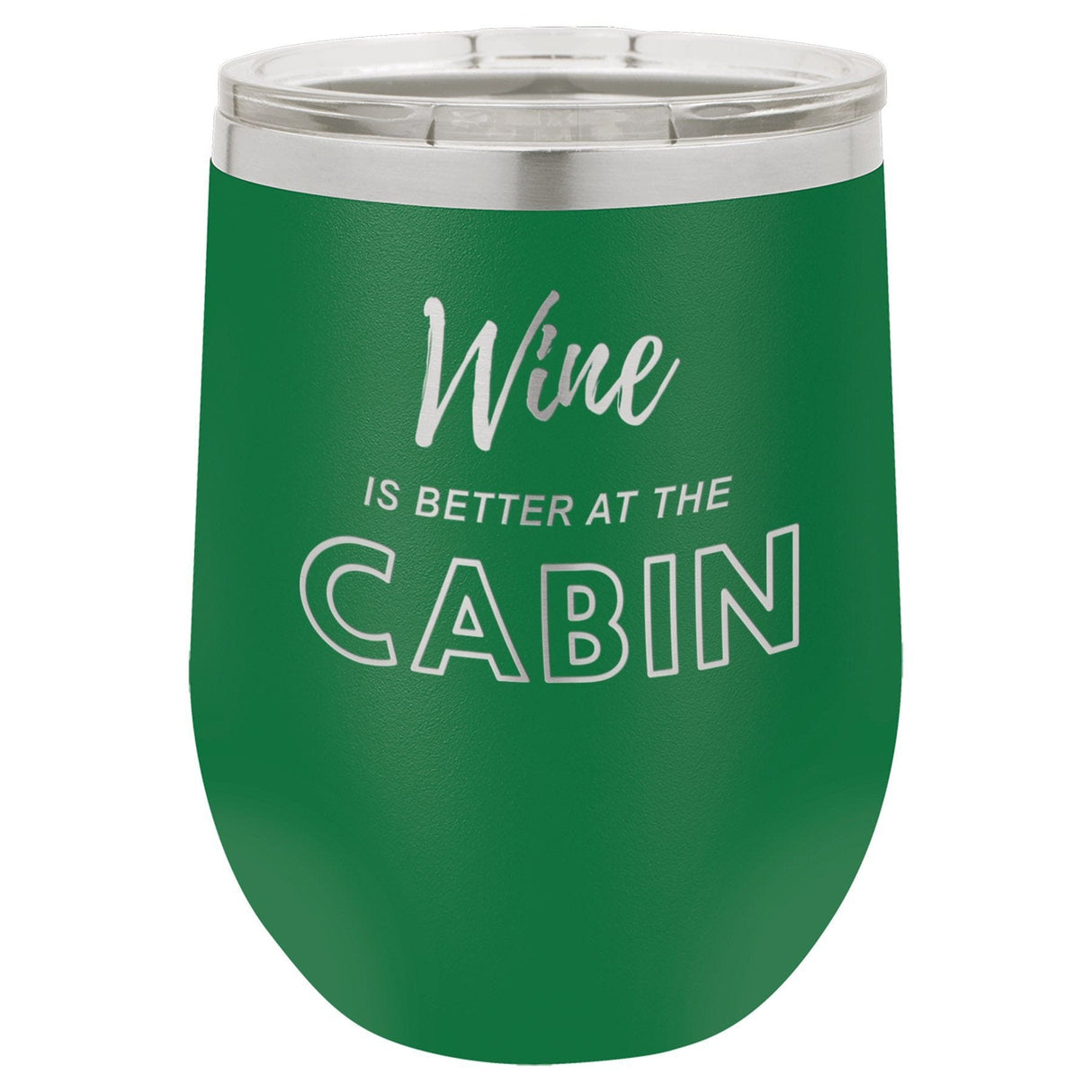 Wine Cabin 12 oz Wine Tumbler - Powder Coated